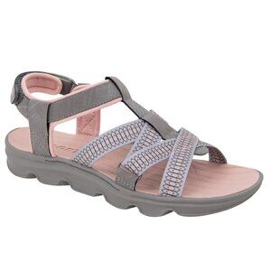 JSport by Jambu Gray and Pink Sandals